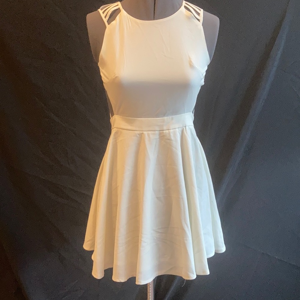 Xenia boutique white mini dress